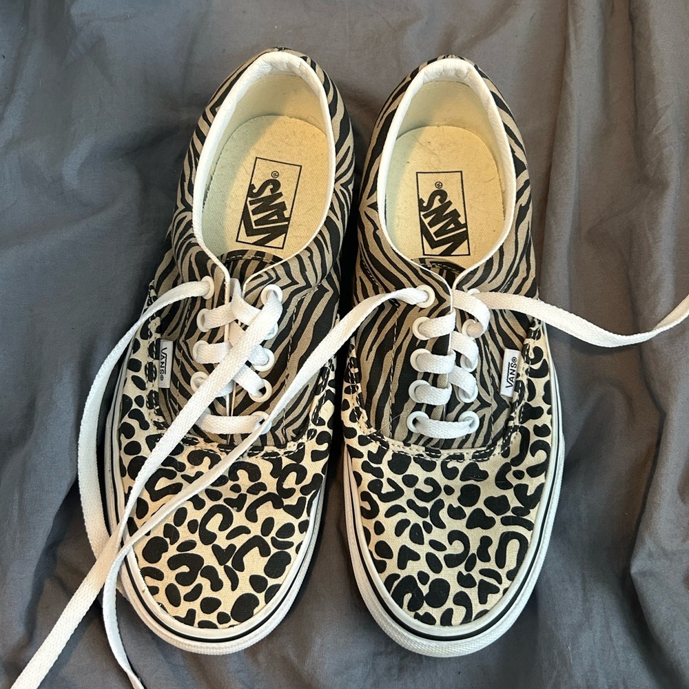Animal print Vans Authentic women’s 8.5 men’s 7